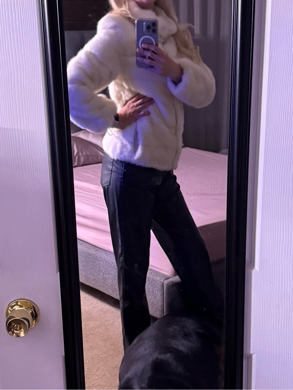 Chic White  Real Mink Jacket